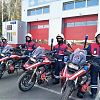 Спасатели на мотоциклах в Зеленограде